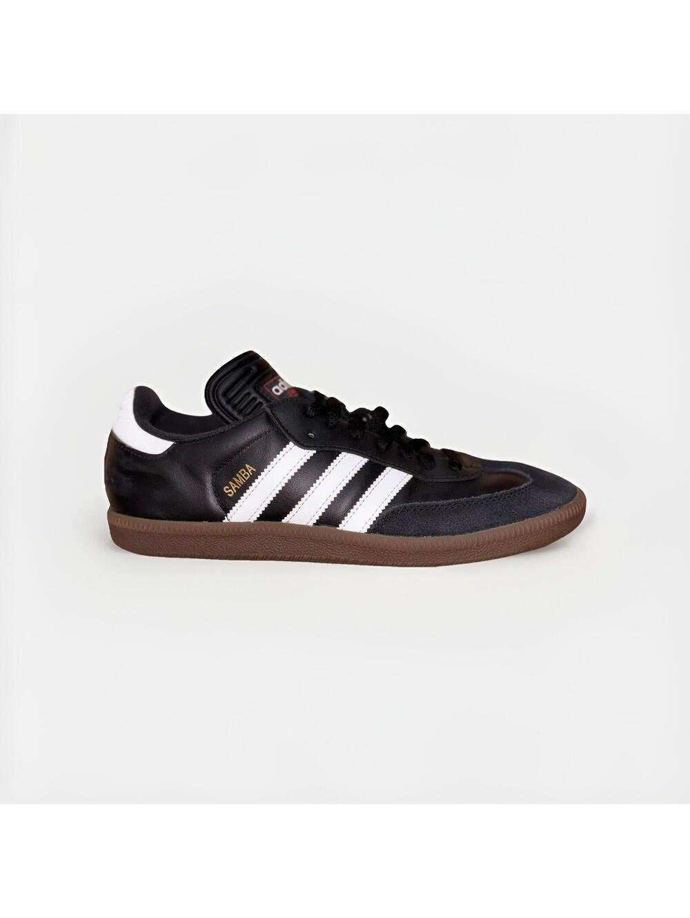 Adidas Samba Classic Black White Gum Leather Soccer Sneakers Men’s Size 8